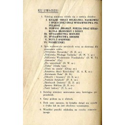 Katalog nakładowy Drukarni i Księgarni św. Wojciecha Sp. z o.o. Rok 1935, Grudzień