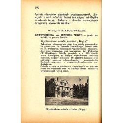 Szkolne schroniska wycieczkowe. Informator wycieczkowy dla szkół i młodzieży szkolnej. IX Rok 1935