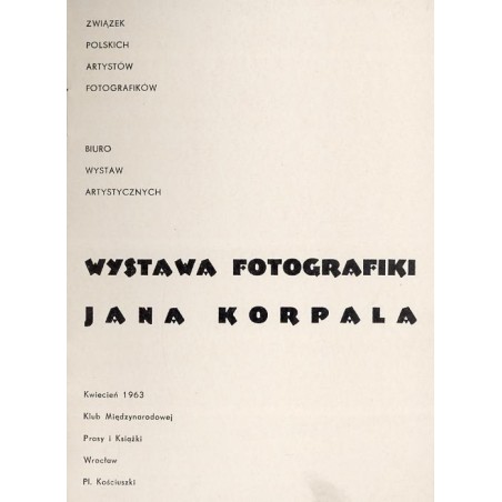 Wystawa fotografiki Jana Korpala