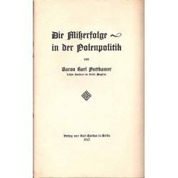 Misserfolge in der Polenpolitik