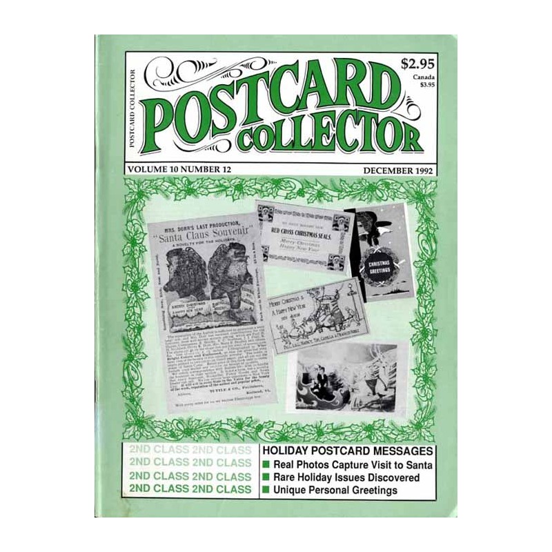 Postcard Collector. Vol.10 (1992). Nr 12 (December 1992)