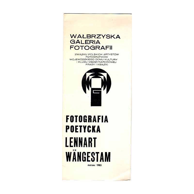 Fotografia poetycka - Lennart Wängestam, marzec 1983