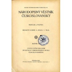 Národopisný Věstník Českoslovanský. R.9 (1915) / tematyka ukraińska
