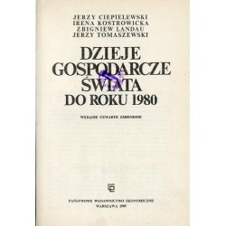 Dzieje gospodarcze świata do roku 1980