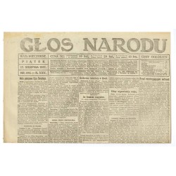 Głos Narodu. R.25 (1917). Nr 194 (17 sierpnia 1917). Wydanie wieczorne