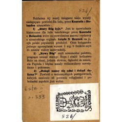 Kielnia albo krzyż. Opowiadania dla ludu katolickiego