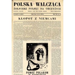 Polska Walcząca - Żołnierz Polski na Obczyźnie. Fighting Poland. Weekly for the Polish Forces. R.7 (1945). Nr 22 (1 czerwca 1945