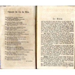 Le Rhin et ses environs de Schaffhouse jusqu'a la Mer du Nord avec carte du cours de ce fleuve [...].