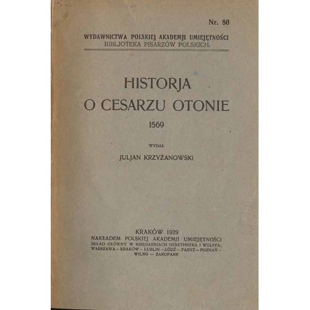 Historja o cesarzu Otonie 1569