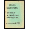 Nie wierzę w zwycięstwo totalitaryzmu..