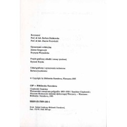 Warszawskie czasopisma poligrafów 1897-1939