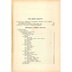 Język Polski. Organ Towarzystwa Miłośników Języka Polskiego. Zeszyt Jubileuszowy. Bibliografia zawartości roczników 1-50