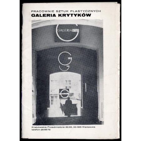 Pracownie Sztuk Plastycznych, Galeria Krytyków