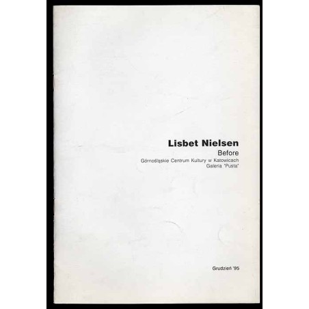 Lisbet Nielsen. Before