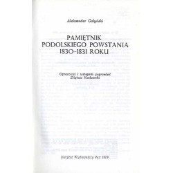 Pamiętnik podolskiego powstania 1830-1831 roku
