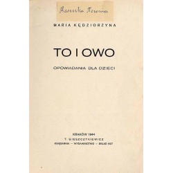 To i owo. Opowiadania dla dzieci