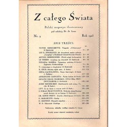 Z Całego Świata. Polski magazyn ilustrowany. Nr 9 (1925). [Kazimierz Grus]