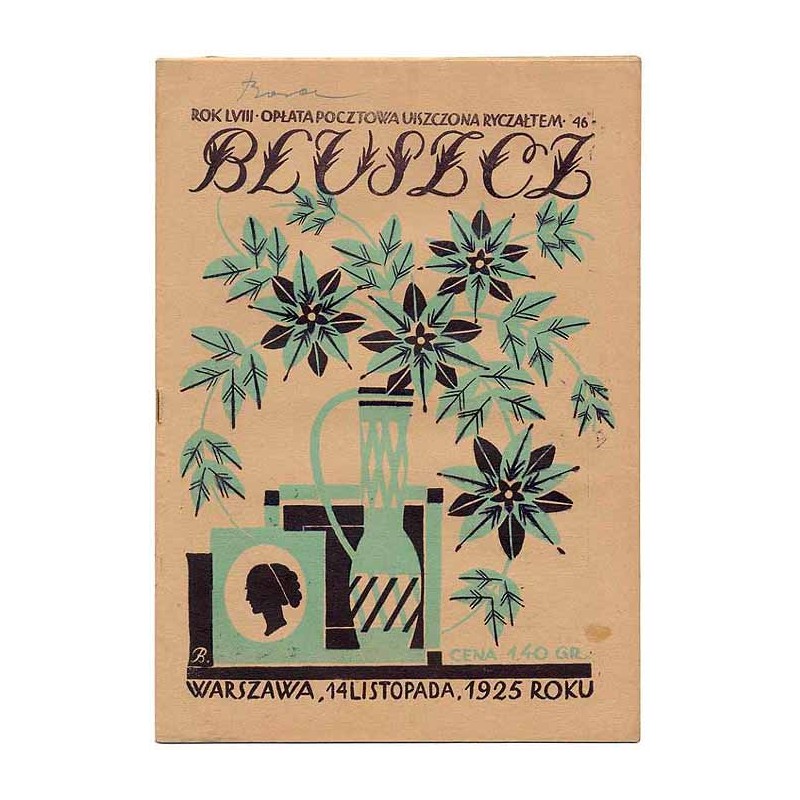 Bluszcz. Pismo tygodniowe ilustrowane dla kobiet. R.58 (1925). Nr 46 (14 listopada 1925)