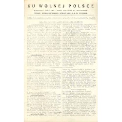 Ku Wolnej Polsce. Biuletyn codzienny Armii Polskiej na Wschodzie. (1943). Nr 197 (28 III 1943)