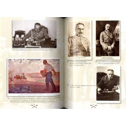 Józef Piłsudski na dawnej karcie pocztowej i fotografii