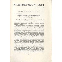 Wiadomości Weterynaryjne. Miesięcznik poświęcony medycynie weterynaryjnej. Założony 15-VI-1919. R. 19 (1937). T. 16. Nr 200 (Mar