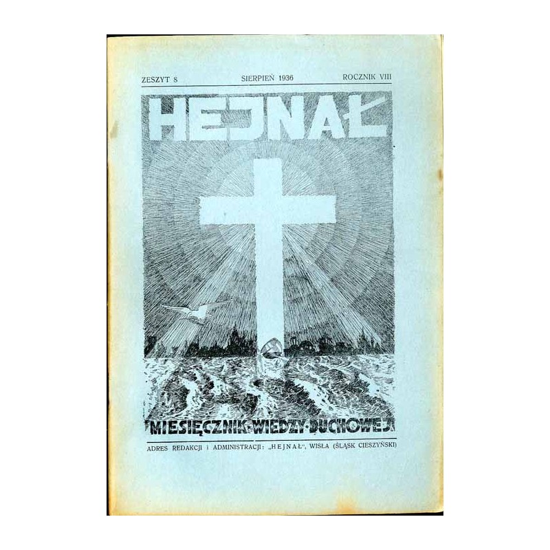 "Hejnał". Miesięcznik wiedzy duchowej. R. 8 (1936). Z. 8 (Sierpień 1936)