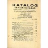 Katalog tanich książek, resztek nakładów - przed wyczerpaniem - do nabycia w dniach od 20 kwietnia 1937 w Księgarni Gubrynowicz