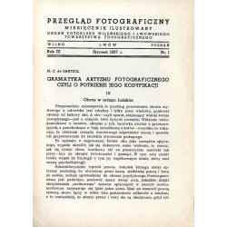 Przegląd Fotograficzny. Miesięcznik ilustrowany. Organ Fotoklubu Wileńskiego i Lwowskiego Towarzystwa Fotograficznego. R. 3 (193