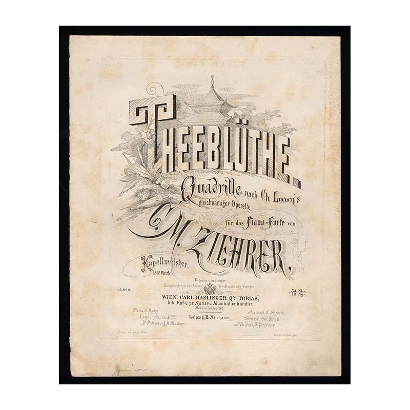 Theeblüthe. Quadrille. (Op.) 136