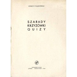 Szarady, krzyżówki, quizy. [Poradnik]