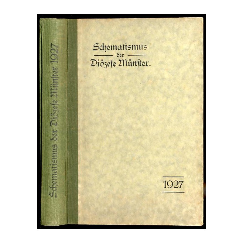 Schematismus der Diözese Münster 1927