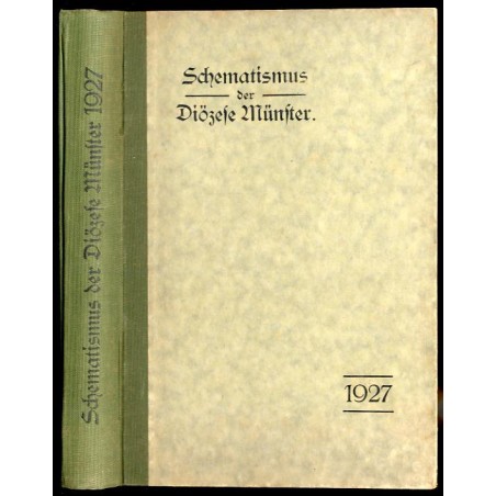 Schematismus der Diözese Münster 1927