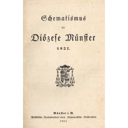 Schematismus der Diözese Münster 1927