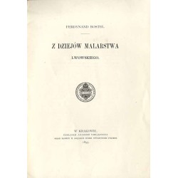 Z dziejów malarstwa lwowskiego