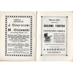 Noworocznik "Bławatka" 1913 (Bławatek. Kalendarzyk damski na rok 1913)