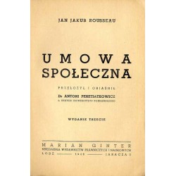 Umowa społeczna [O umowie społecznej czyli Zasady prawa politycznego]