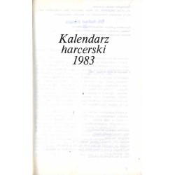 Kalendarz Harcerski 1983