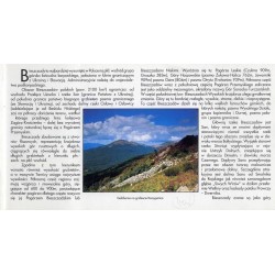 Bieszczady Wysokie. Panoramy widokowe. Schematy szlaków turystycznych