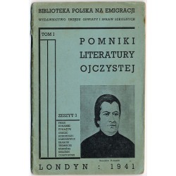Pomniki Literatury Ojczystej. T.1. z.3
