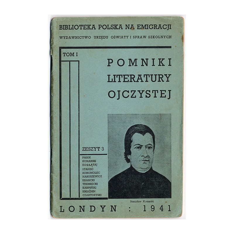 Pomniki Literatury Ojczystej. T.1. z.3