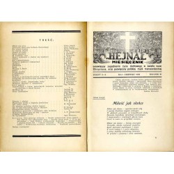 "Hejnał". Miesięcznik wiedzy duchowej. R. 11 (1939). Z. 5-6 (Maj-Czerwiec 1939)