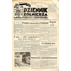 Dziennik Żołnierza. [...] Pismo żołnierzy I. Korpusu Panc.-Motorowego. R.3 (1942). Nr 141 (674) (17 października 1942)