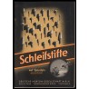 Schleifstifte auf Spindeln montiert. Deutsche Norton-Gesellschaft M.B.H. Berlin SW 68, Wesseling Bz. Köln, Stuttgart S.