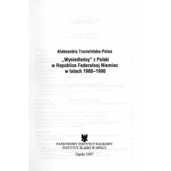 "Wysiedleńcy" z Polski w Republice Federalnej Niemiec w latach 1980-1990