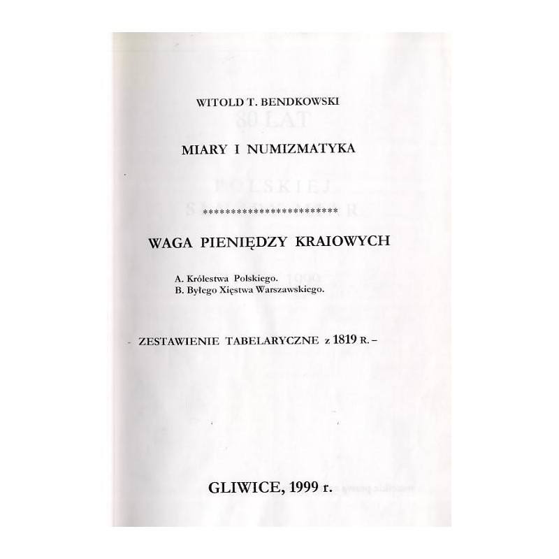 Miary i numizmatyka