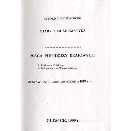 Miary i numizmatyka