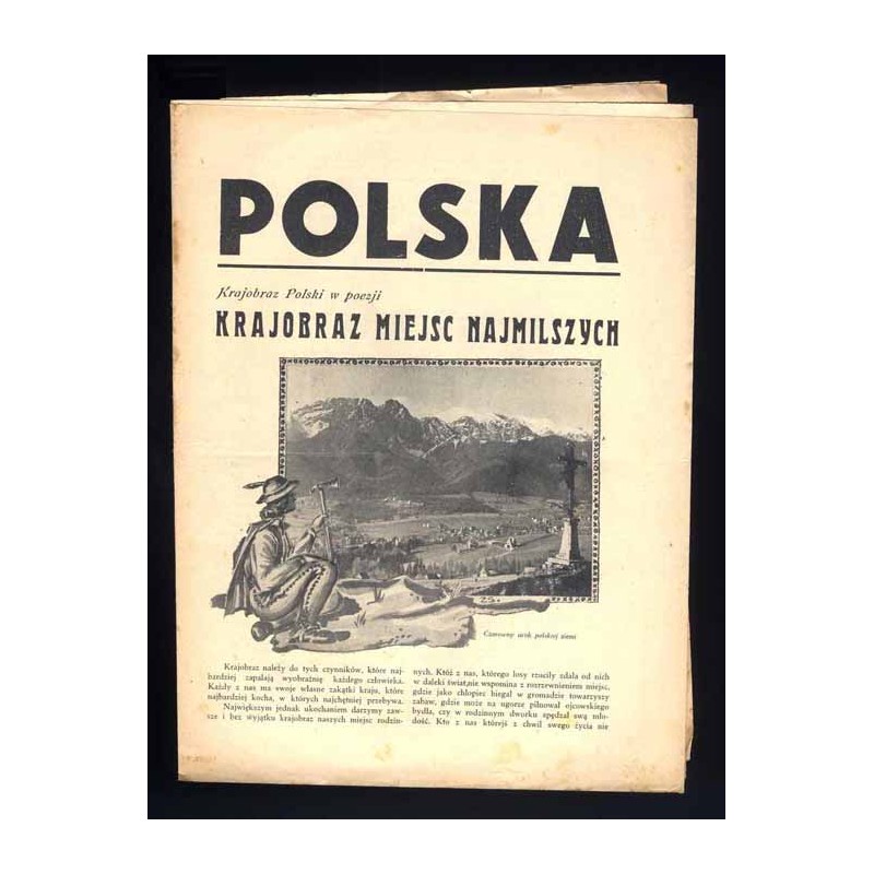 Polska. [R.4 (1938). Nr 37 (11 września 1938)]. Krajobraz miejsc najmilszych