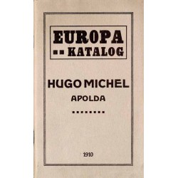 Europa Katalog Hugo Michel, Apolda 1910