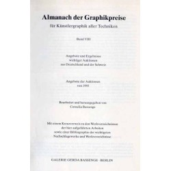 Almanach der Graphikpreise für Künstlergraphik aller Techniken. Angebote und Ergebnisse wichtiger Auktionen aus Deutschland und