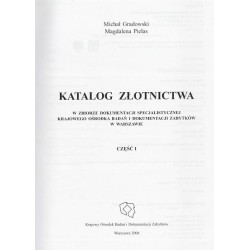 Katalog złotnictwa w zbiorze dokumentacji specjalistycznej Krajowego Ośrodka Badań i Dokumentacji Zabytków w Warszawie. 2cz. w 2
